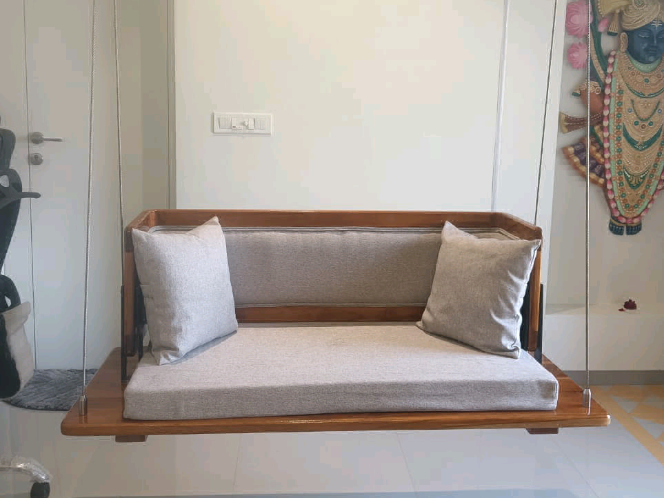 Wooden Hanging Revarseble Swing 
